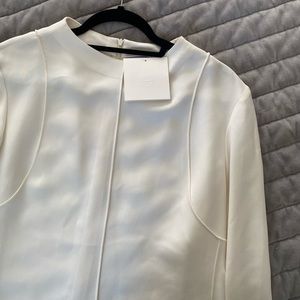 NWT | The Row | Silk Blend Long Sleeve Top | 8